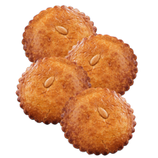 Roomboter gevulde koek